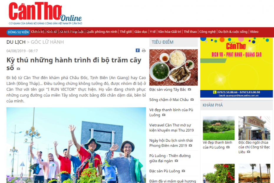 phượt đi bộ I RUN VICTOR